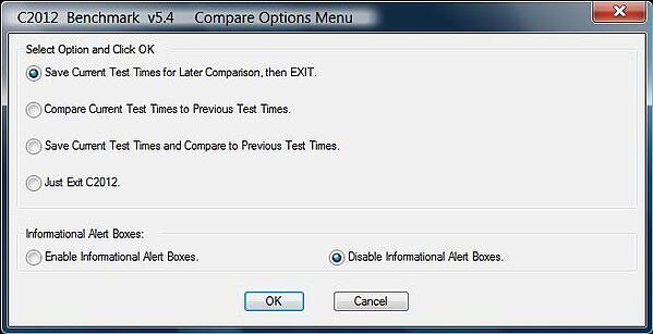 Compare Options Menu