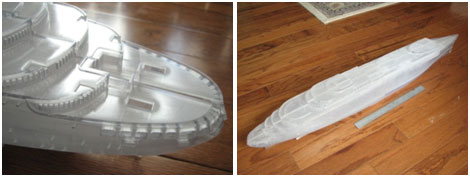 3D print model of the Normandie.