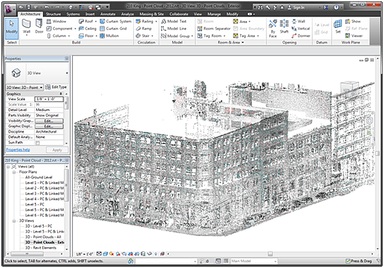 Point Clouds in Autodesk Revit 2013