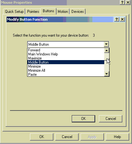 how to customize mouse buttons in autocad