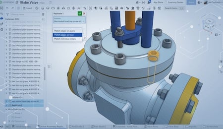PTC Onshape was the first 3D solids modeler for mechanical engineering to run as a browser app.
