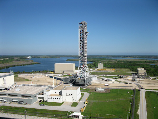 NASA’s ML1 was used to launch the Artemis I vehicles and will also be used for Artemis II and III missions. Image source: RS&H.