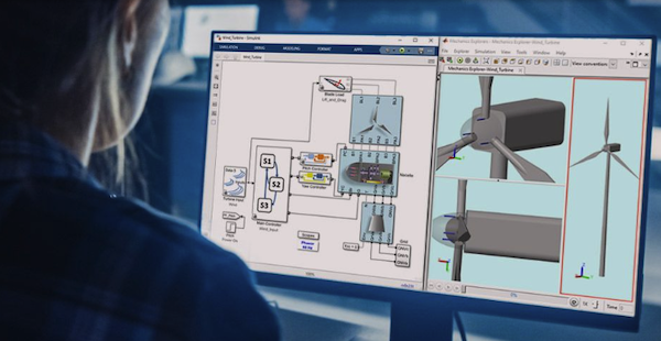 Model-based design is not just for design work. Adjacent engineering tools including MATLAB from MathWorks supports the MBD workflow. Image source: MathWorks.