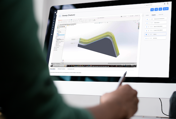 EP24 Close Up Imac Solidworks Screen Sweep Video Chapters Male-600