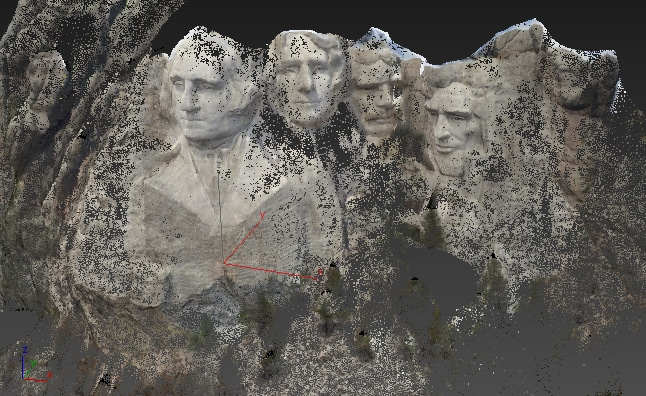 PointCloud-MtRushmore
