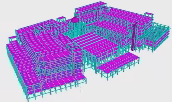AVS Engineers used Bentley’s STAAD.Pro, RAM Structural System, and RAM Elements to model and analyze the Fairmont Palace Structures.