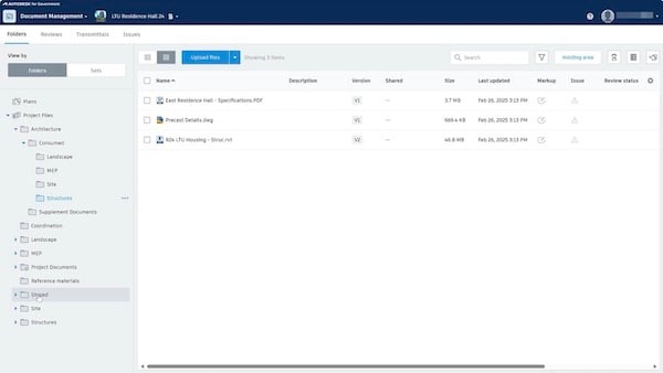 Document management capabilities of AFG help teams maintain control over folders, files, and permissions. Image source: ARKANCE.