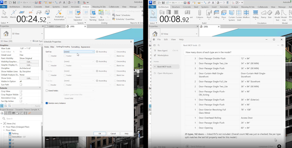Autodesk’s Revit MCP Server is in technical preview as part of Revit 2027. Image source Autodesk. 